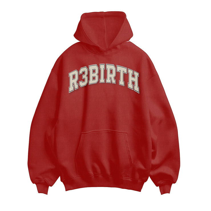 REBIRTH "UTOPIA" RED HOODIE