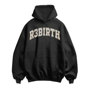 REBIRTH"UTOPIA" BLACK HOODIE